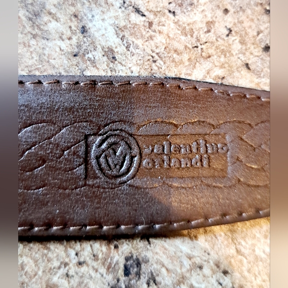 Gorgeous Valetino Orlandi Soft Leather Belt Made In Italy Smooth Size 40 - Picture 3 of 8